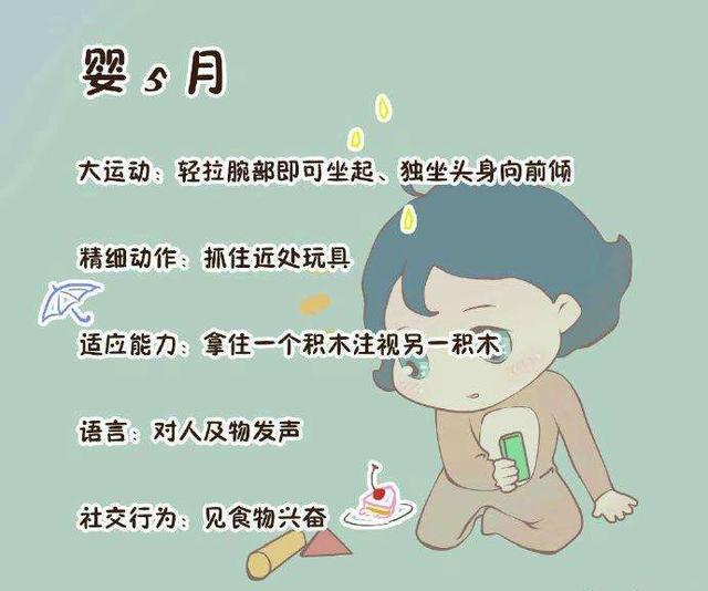 1-9月龄婴儿发育标准参照