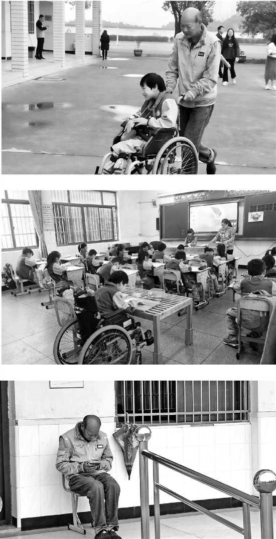 61岁老爸，每天陪读8小时