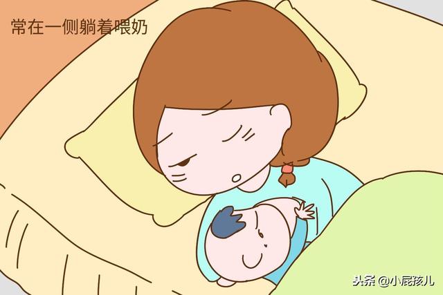 小宝宝经常这样睡觉，容易左右脸不对称，妈妈要当心