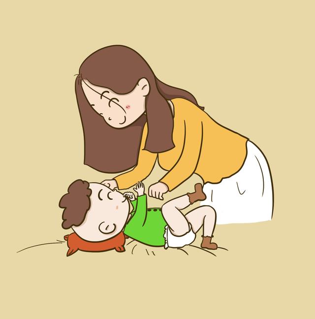 孩子，我也是第一次当妈妈，谢谢你不嫌弃我