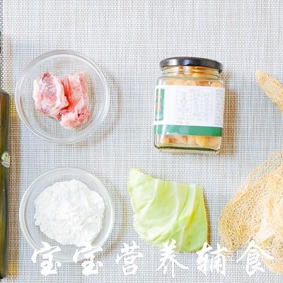 宝宝辅食-竹荪排骨面疙瘩