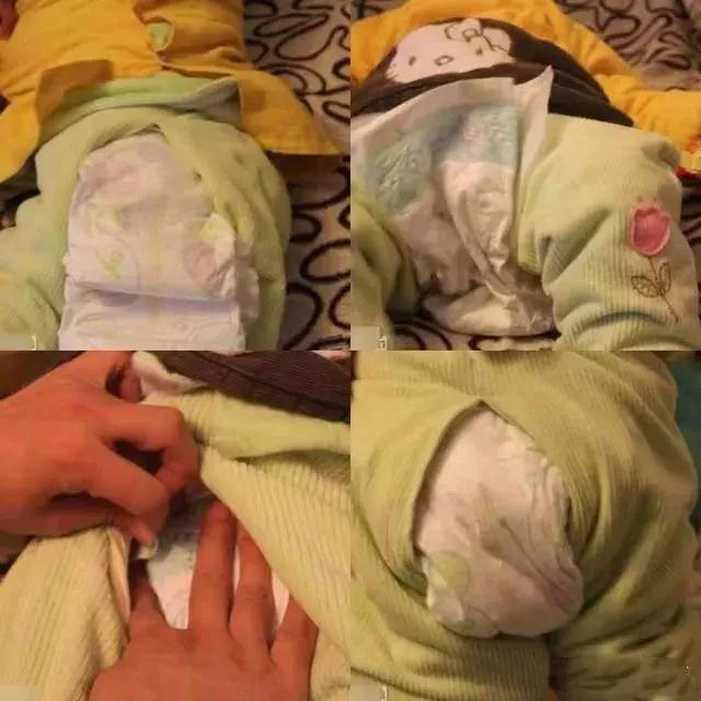 冬天宝宝穿的比较多，换尿不湿可不可以不脱裤子？