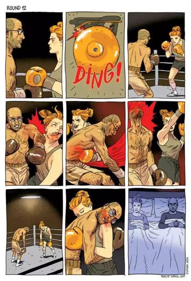 以色列插画家 Asaf Hanuka的讽刺现代社会彩色插画