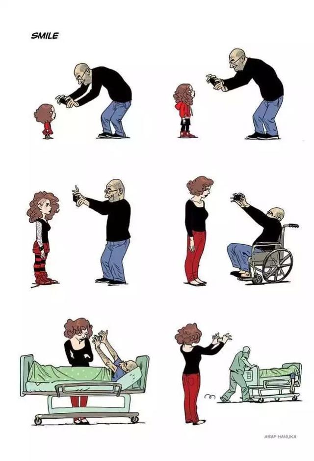 以色列插画家 Asaf Hanuka的讽刺现代社会彩色插画