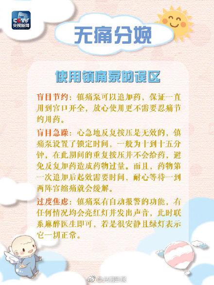 好消息，无痛分娩将逐步全国推广！转存攻略！