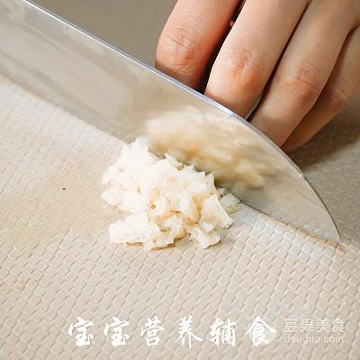 宝宝辅食-竹荪干贝意面