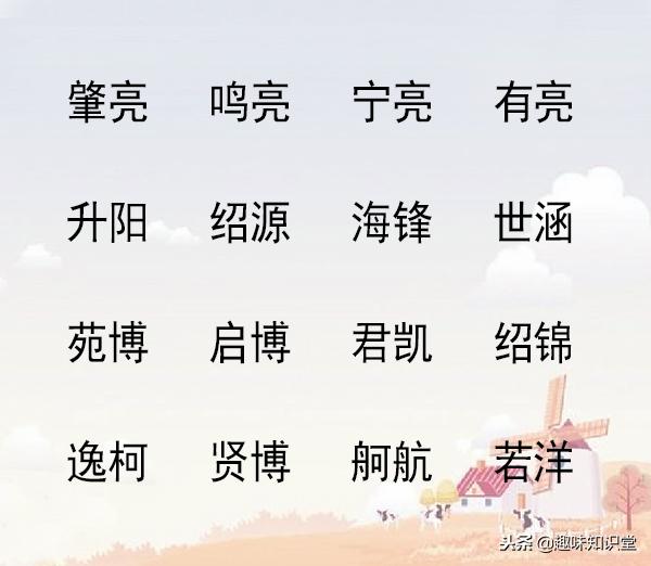 最受欢迎的宝宝名字，起名就要时尚还有内涵，你看过了吗？