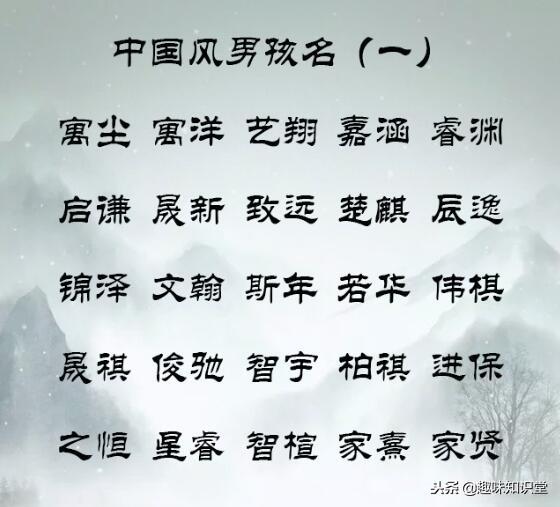 中国风超好听的名字分享，给长辈看看，宝宝起名一家人都满意