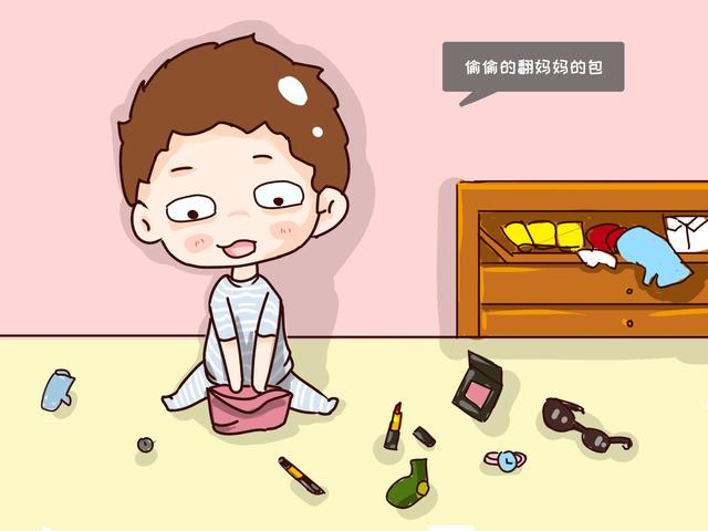 宝宝养成爱翻包的“恶习”，得知原因后，宝妈有点自责