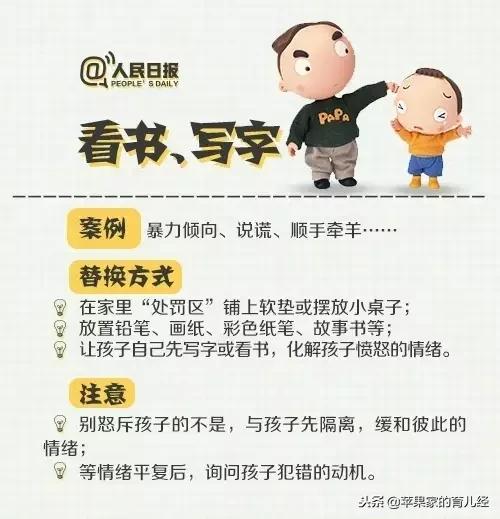 打骂是最低级的处罚方式，试试这些惩罚方法，孩子会更听话