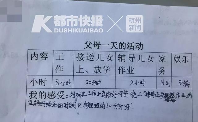 一份作业让孩子们课堂上泪奔！“原来爸妈也在慢慢变老”