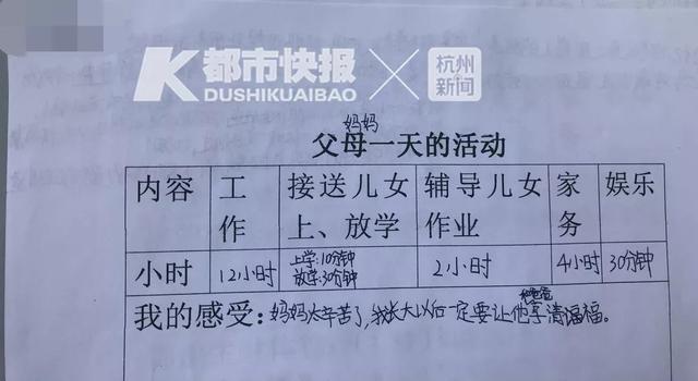 一份作业让孩子们课堂上泪奔！“原来爸妈也在慢慢变老”