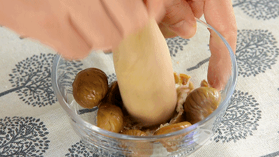 栗蓉奶糕 宝宝辅食食谱