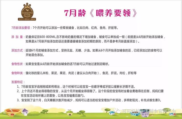 「辅食添加知识」6-24月龄喂养要领（建议收藏）