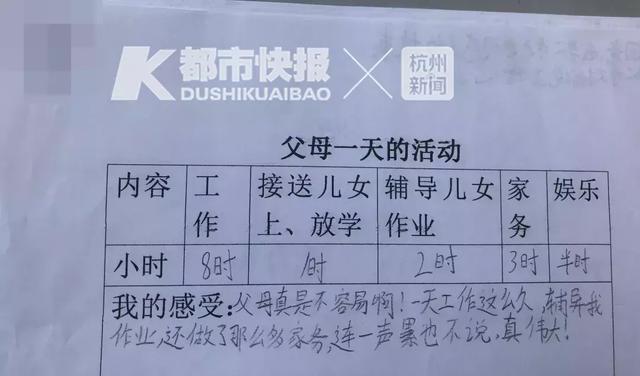 一份作业，让十几个孩子在课堂上泪奔！