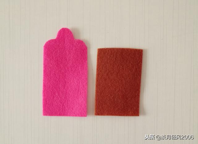 布艺小手工，用不织布做公交卡套，好做可爱又实用，有教程