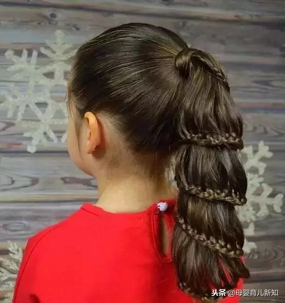 女孩打扮出来这么可爱时髦的吗？5款编发让女儿秒变公主