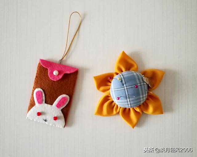 布艺小手工，用不织布做公交卡套，好做可爱又实用，有教程