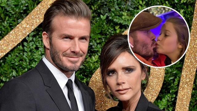 贝克汉姆亲吻小七嘴唇的亲子照，彻底让网友吵成了一团