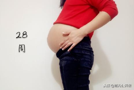 怀孕后，各孕周妈妈肚子的大小和形状；已卸货，是男宝