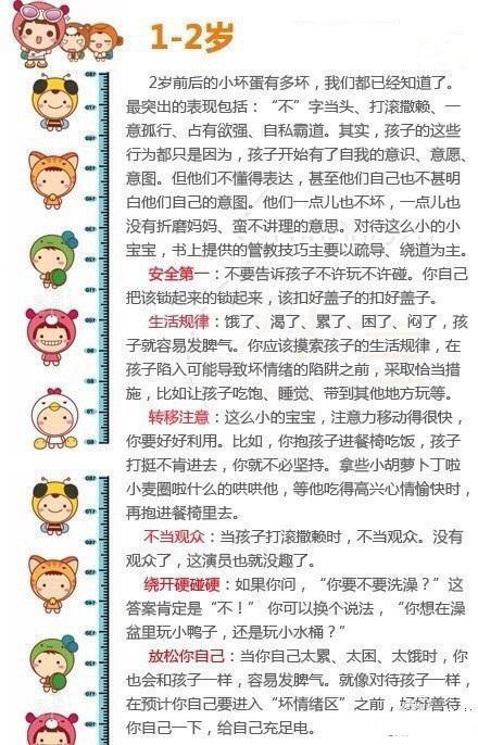 按年龄段管教孩子的最好方法
