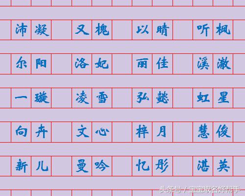 别给孩子起名“子涵紫萱”了，以下名字新颖好听，不重名