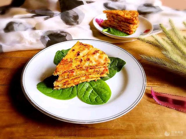 三文鱼时蔬鸡蛋饼