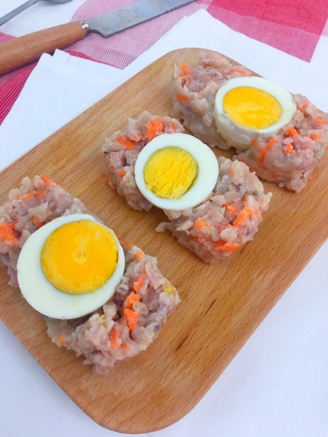 鸡蛋蒸肉饼新做法，2岁宝宝的营养午餐！