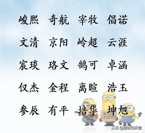 给宝宝起名要考虑适用性，简单好听，智慧博学的名字精选