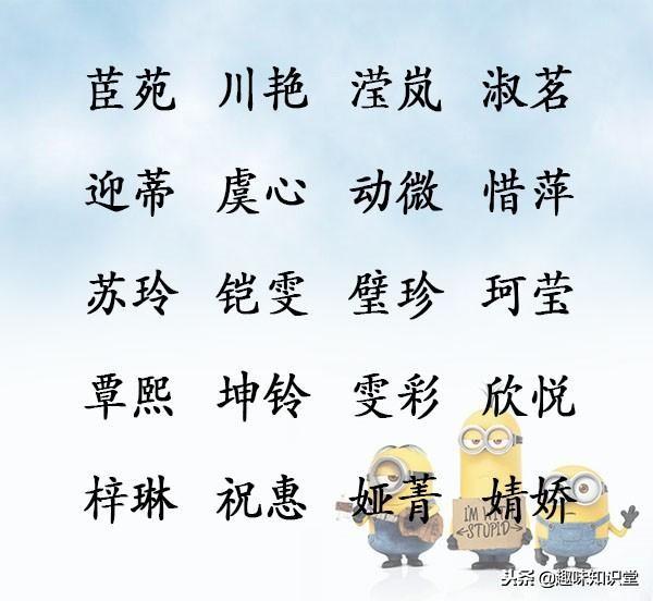 给宝宝起名要考虑适用性，简单好听，智慧博学的名字精选