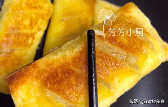 1个苹果1包吐司，快手点心，10分钟搞定孩子下午加餐，比买的好吃