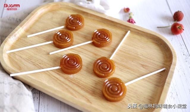 自制冰糖雪梨棒棒糖，无添加剂更健康，宝宝很爱吃