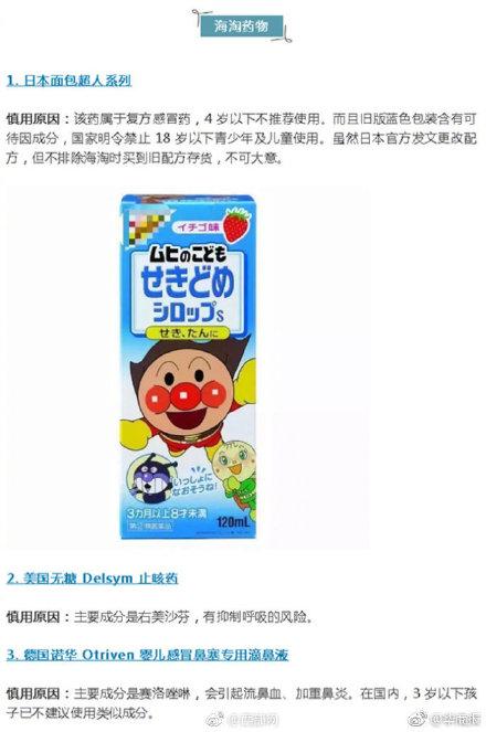 家长注意 儿童用药黑名单出炉