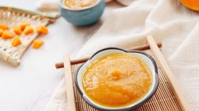 宝宝辅食 南瓜羊肉泥