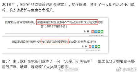 家长注意 儿童用药黑名单出炉