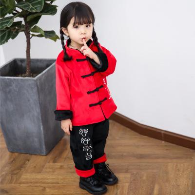 超可爱的拜年服，适合3-6岁宝宝，出门人见人夸