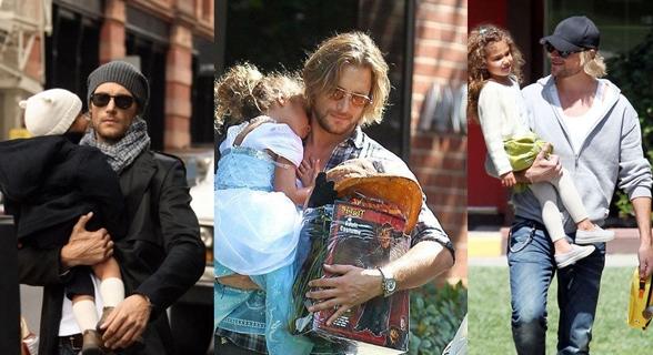 奶爸带娃出门走红，转身那一刻，都想去做宝宝了