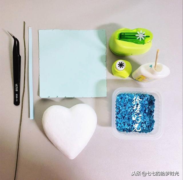 DIY亲子手工我来教你做，带你做一颗爱心树