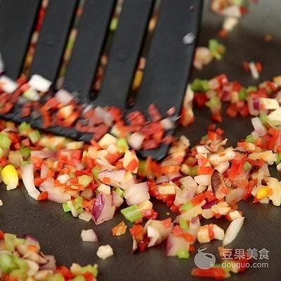 宝宝辅食 时蔬火腿饭团