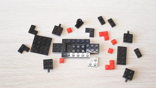 斯巴鲁-翼豹玩具车模型，用乐高积木组装的方法很简单（图解）