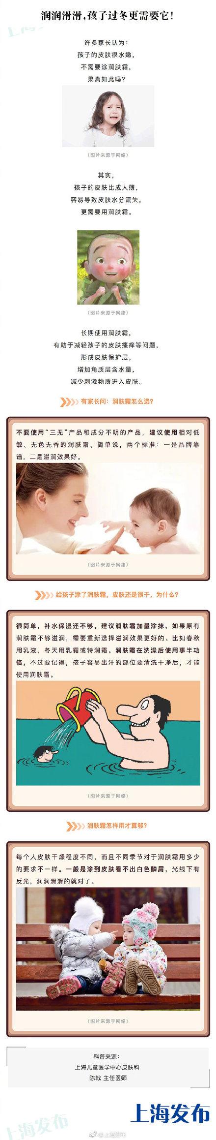 孩子到底是否需要涂润肤霜？快来了解这些知识