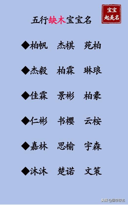 万中无一的宝宝名字推荐，个个都是经典大气的好名