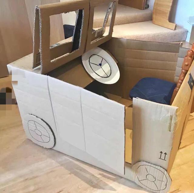 我用废纸箱给孩子做了个圆顶小屋，爱斯基摩Style