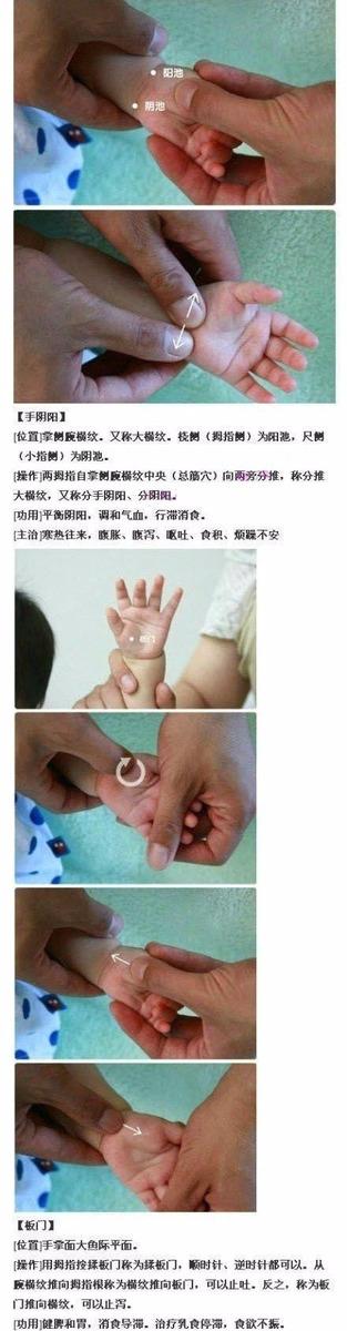 婴幼儿常见病的最强“克星”—小儿推拿大全！穴位很清楚很容易学