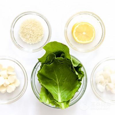 辅食日志｜小白菜鳕鱼山药十倍粥