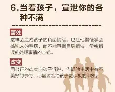 孩子最容易模仿的12个坏习惯，家长一定要警惕！