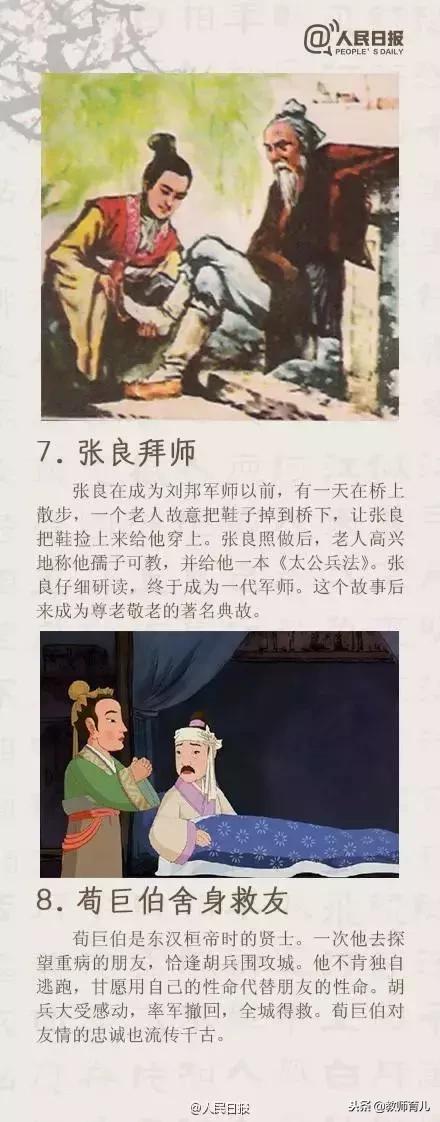 这16个道德典故，家长一定要讲给孩子听，可能影响孩子一生！