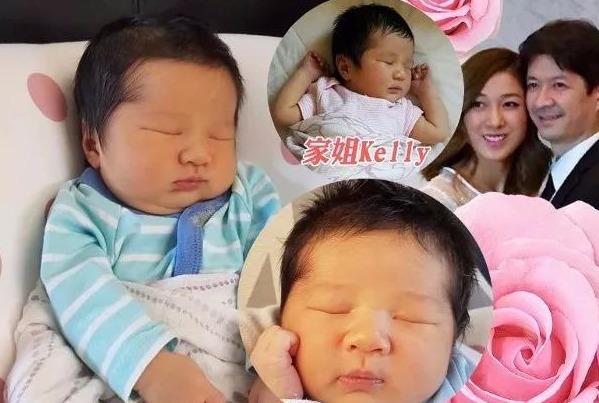 钟嘉欣二胎在家中分娩，儿子正脸像足大13岁的医生老公