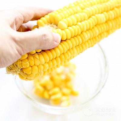 辅食日志｜玉米泥米糊