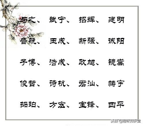 起名不将就，给孩子取时尚洋气的名字，让人听着耳目一新